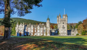 Balmoral Castle in late Autumn