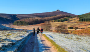 Frosty winter walk in Aberdeenshire