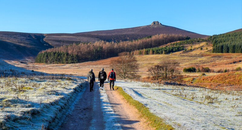 Frosty winter walk in Aberdeenshire