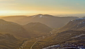 Wild landscape in Glenshee