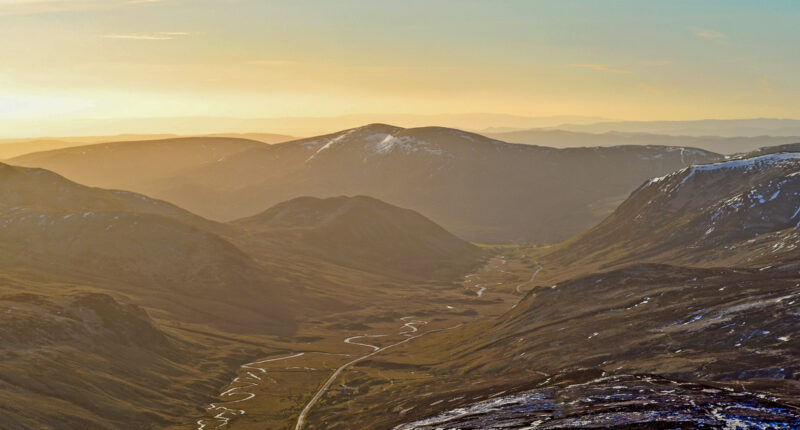 Wild landscape in Glenshee