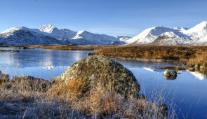 Lochan na h-achlaise and Black Mount, Rannoch Moor