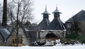 Strathisla Distillery in Winter