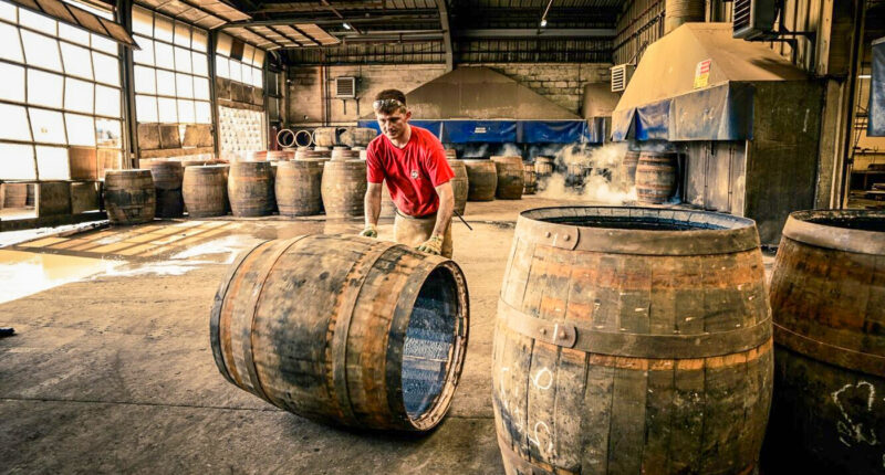 Speyside whisky distillery