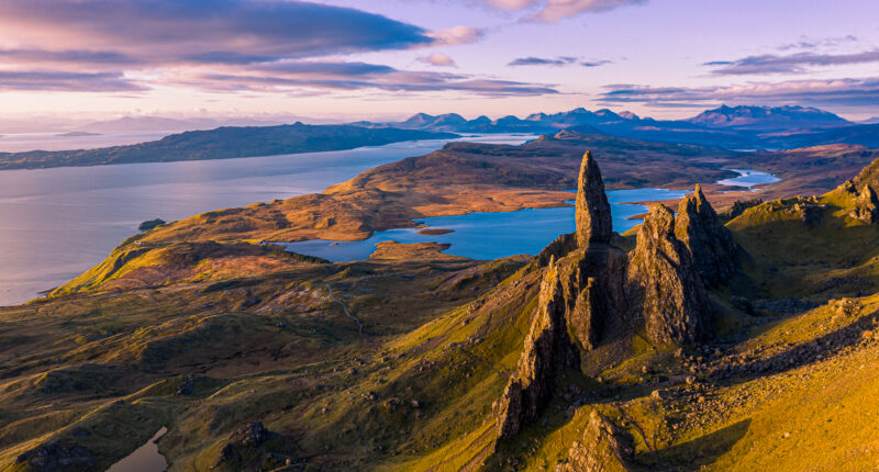 View from The Storr on the Isle of Skye