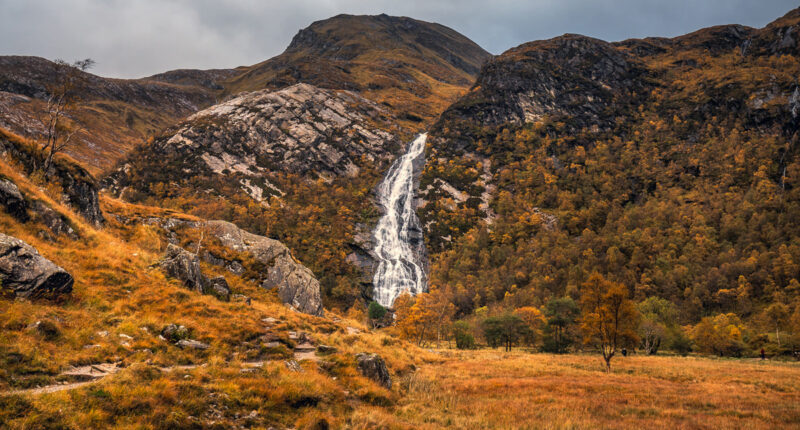 Steall Falls in Glen Nevis