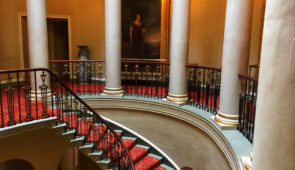 Oval stairway at Culzean Castle