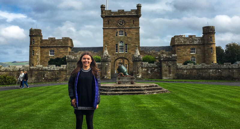 Outside Culzean Castle