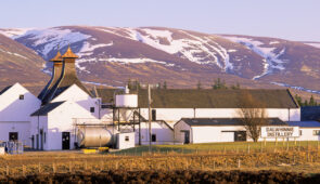 Dalwhinnie Distillery in the Highlands