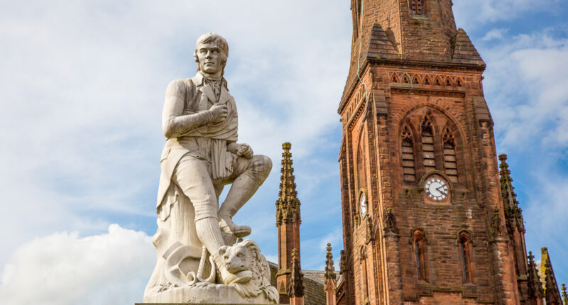 Robert Burns statue