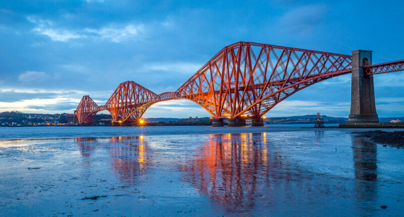 The Forth Bridge from Queensferry