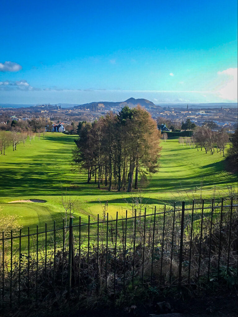 Edinburgh view from Corstorphine Hill