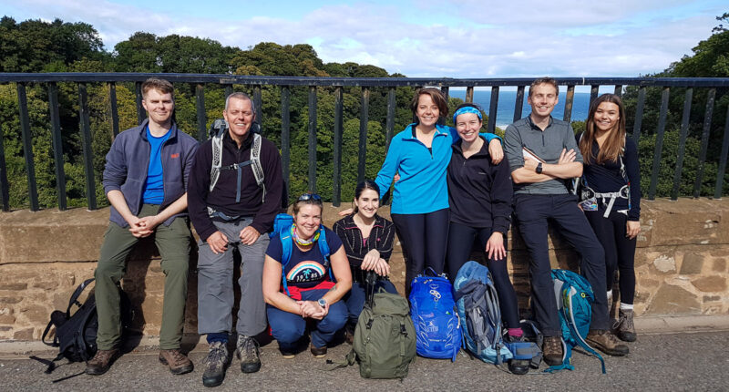 Absolute Escapes team on the Southern Upland Way