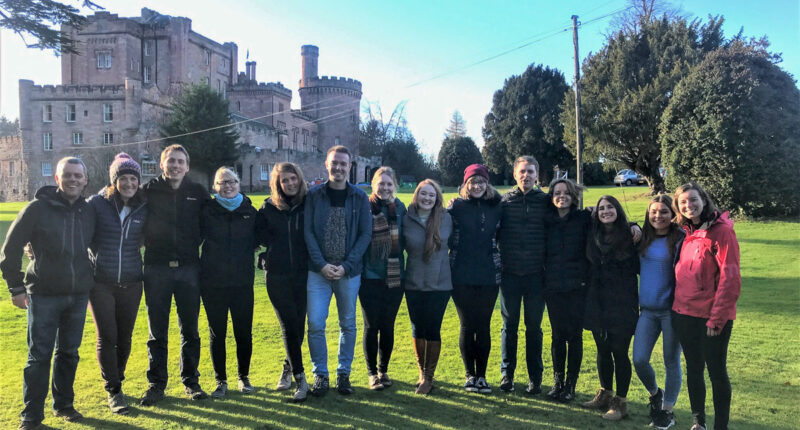 Dalhousie Castle Team Photo