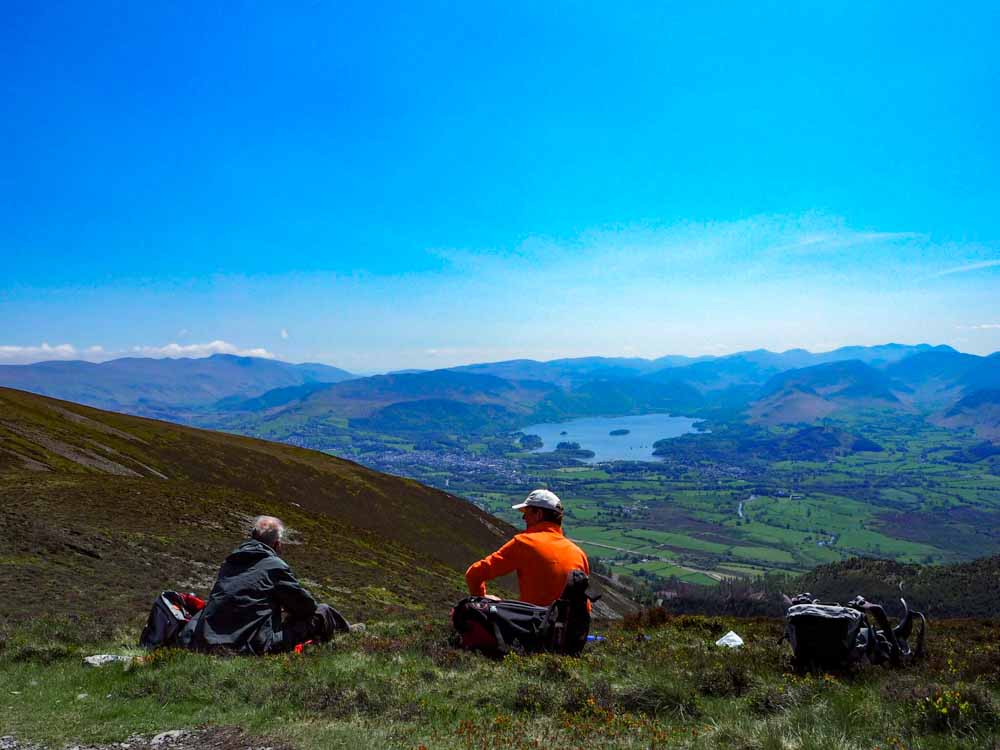 Lunch break on the Cumbria Way