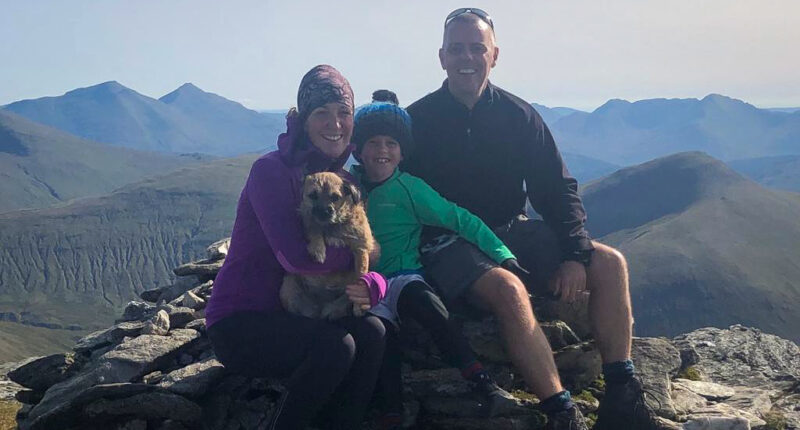 Andy, Sheila and Will on Ben Dorain