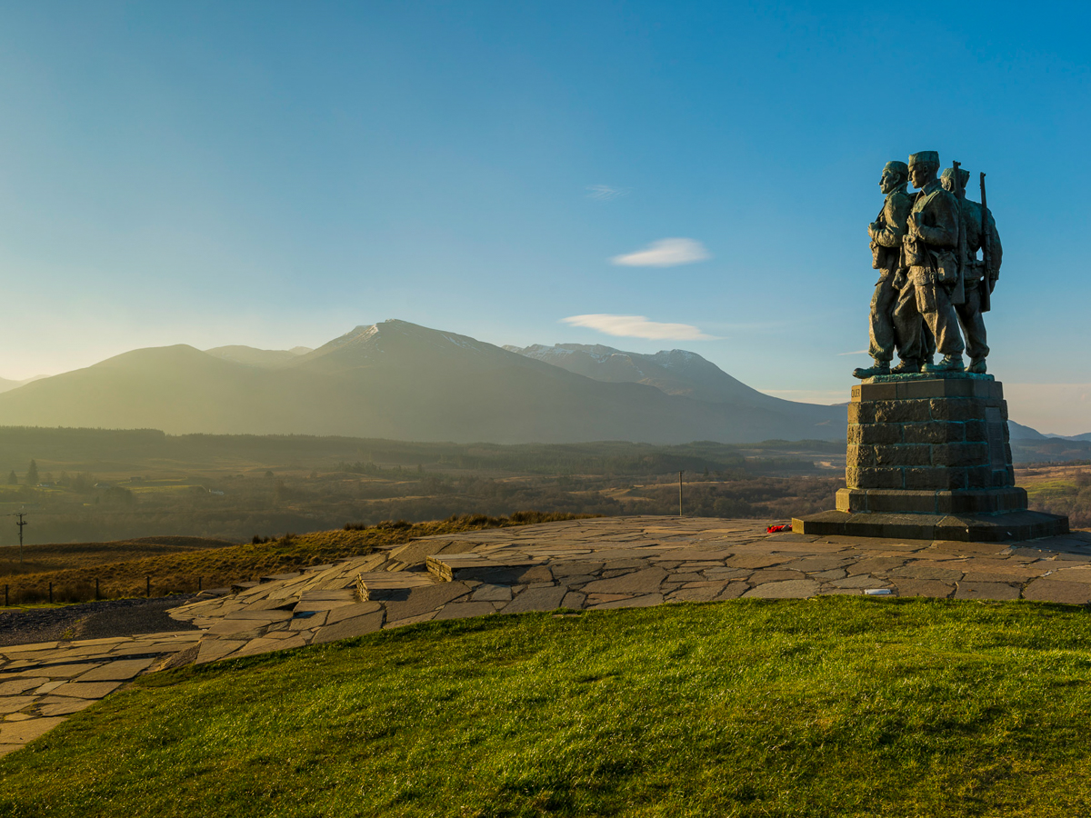 Commando-Memorial on the East Highland Way