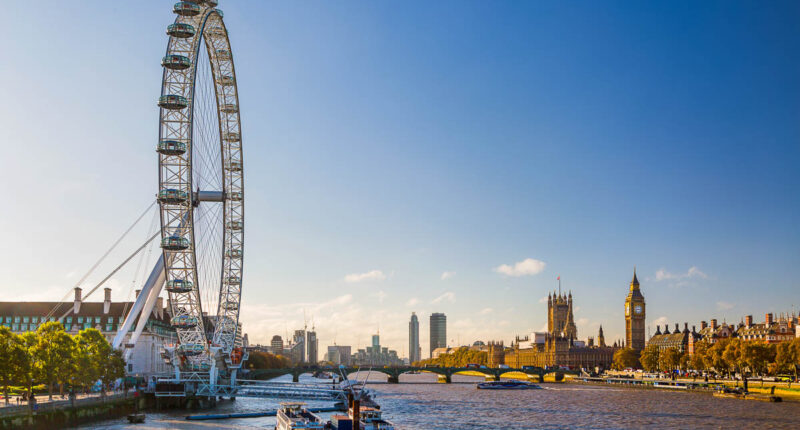 London Eye and the River Thames