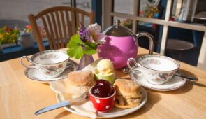 A traditional cream tea