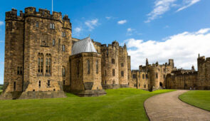 Alnwick Castle - filming location of Hogwarts Castle