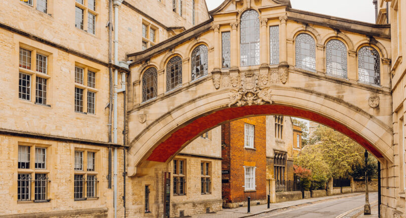 Bridge of Sighs at Hertford College, Oxford