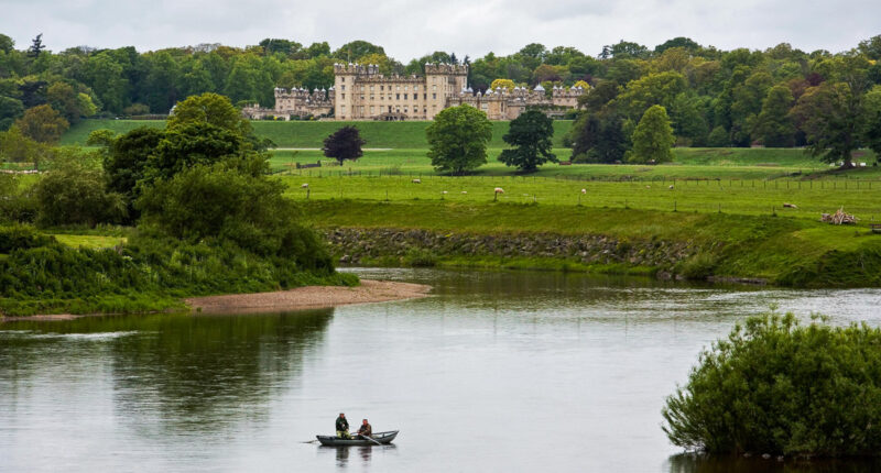 Floors Castle & River Tweed, Scotland