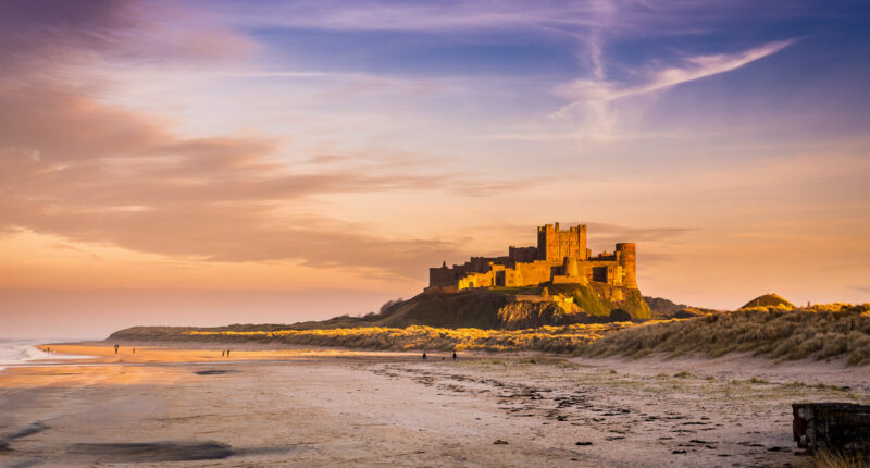 Bamburgh Castle, Northumberland coast