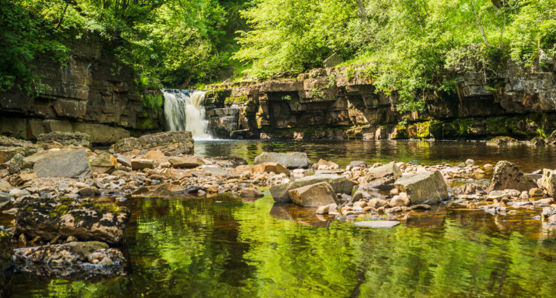 Kisdon Force waterfall near Keld