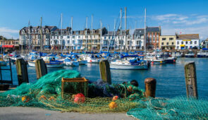 Sailing boats in the harbour of Ilfracombe, Devon