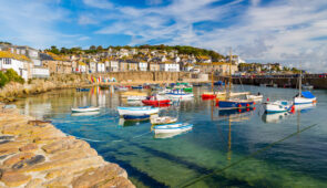 Mousehole Harbour near Penzance, Cornwall