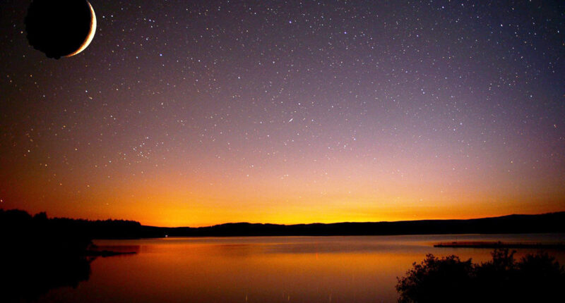 New Moon over Kielder Observatory