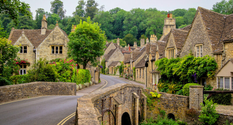 Quaint village of Castle Combe, Cotswolds