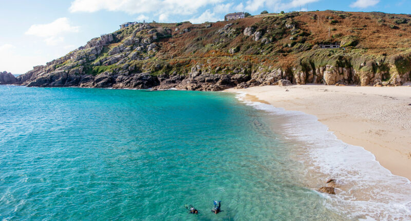 Snorkelling at Kynance Cove