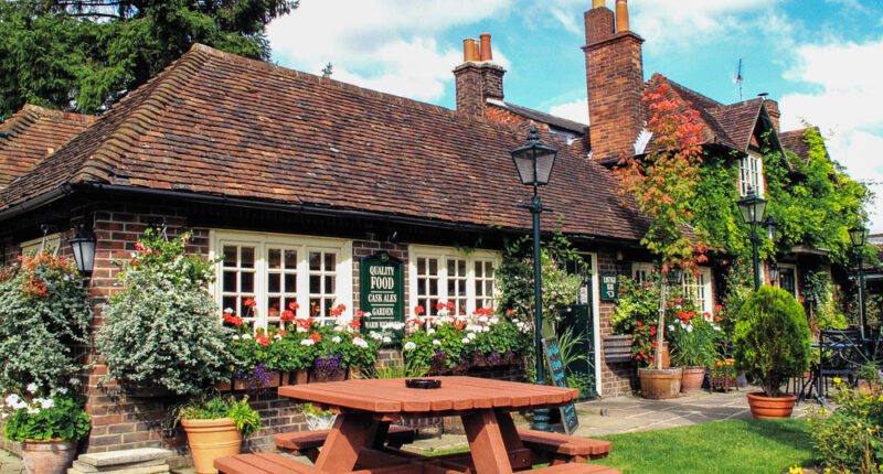 Traditional English country pub