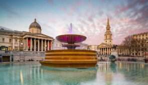 Trafalgar Square and the National Gallery