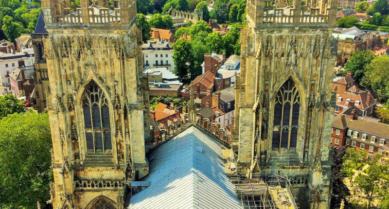 York Cathedral from above