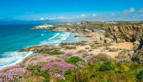 Stunning coastal scenery near Newquay