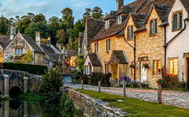 The village of Castle Combe in the Cotswolds