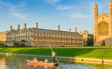 Punting on the River Cam, Cambridge