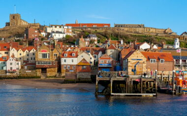 The historic town of Whitby, Yorkshire Coast