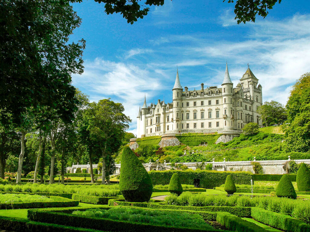 Dunrobin Castle in Sutherland