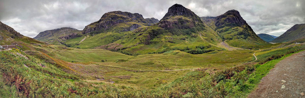 Glencoe panoramic view