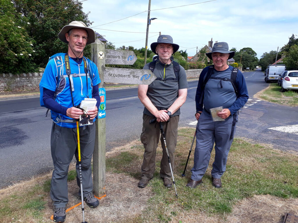 St Cuthbert's Way walkers