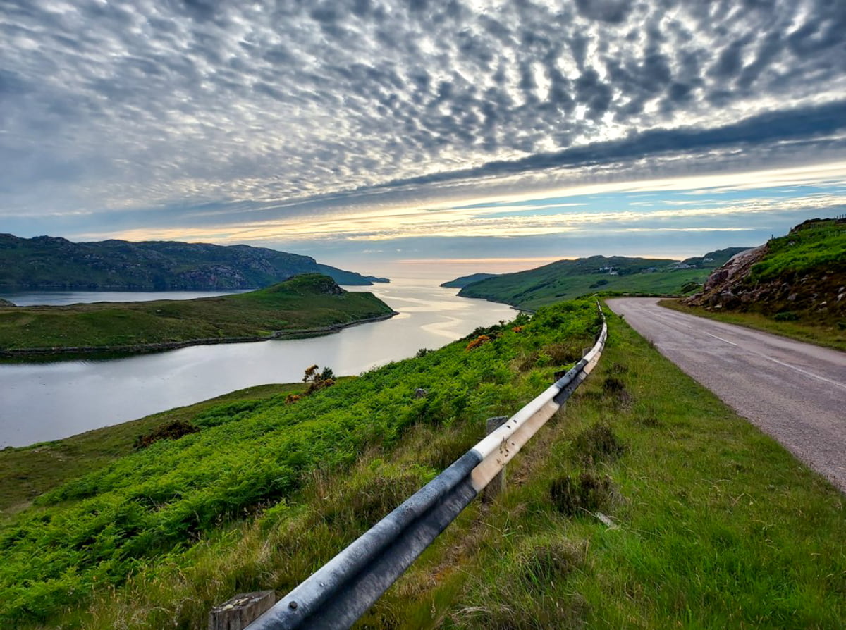 Road by Inshegra on the North Coast 500