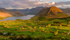 Crummock Water taken from Low Fell, Lake District