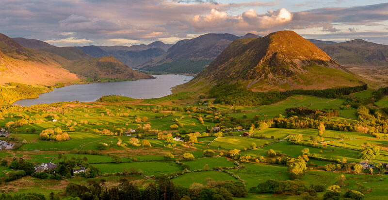 Crummock Water taken from Low Fell, Lake District