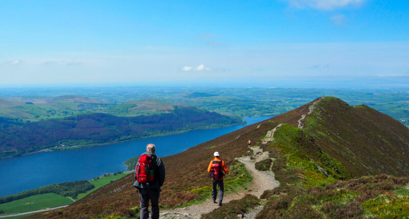 Hiking on the Cumbria Way, Lake District