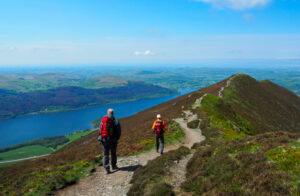 Walkers on the Cumbria Way