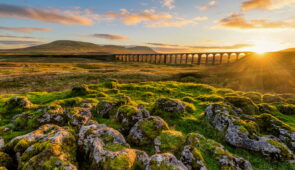Sunset at the Ribblehead Viaduct, Yorkshire Dales