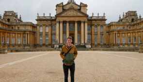 Jack, from the Absolute Escapes team, at Blenheim Palace in Oxford (credit - Jack McKenna)